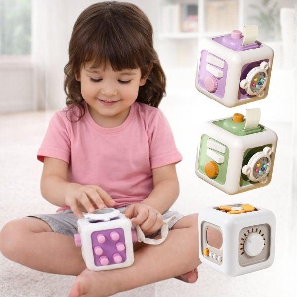 Cubo Sensorial para Autorregulação Infantil (Ideal para Autismo)