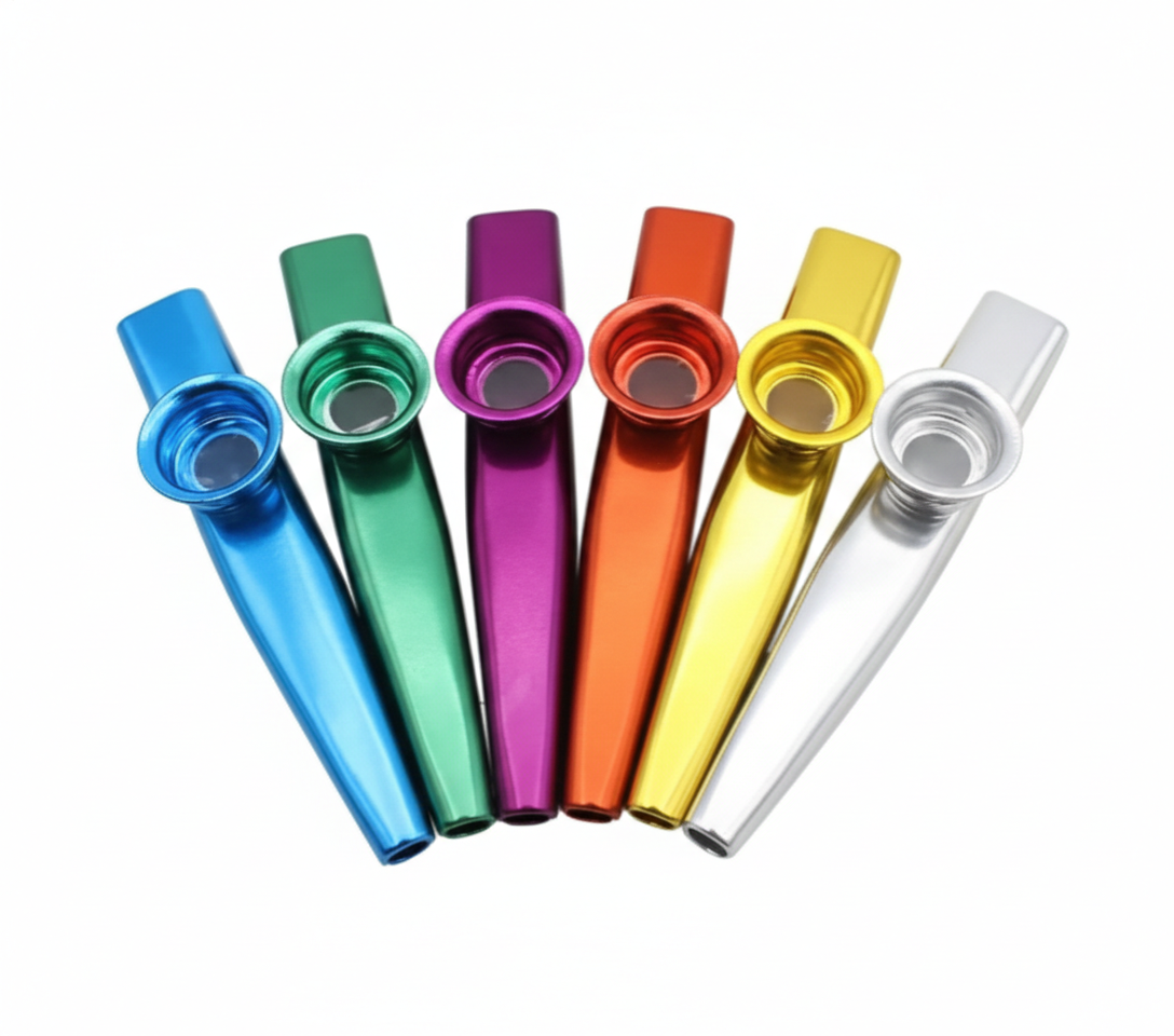 Kazoo Sensorial de Metal - Estímulo à Comunicação e Expressão Vocal