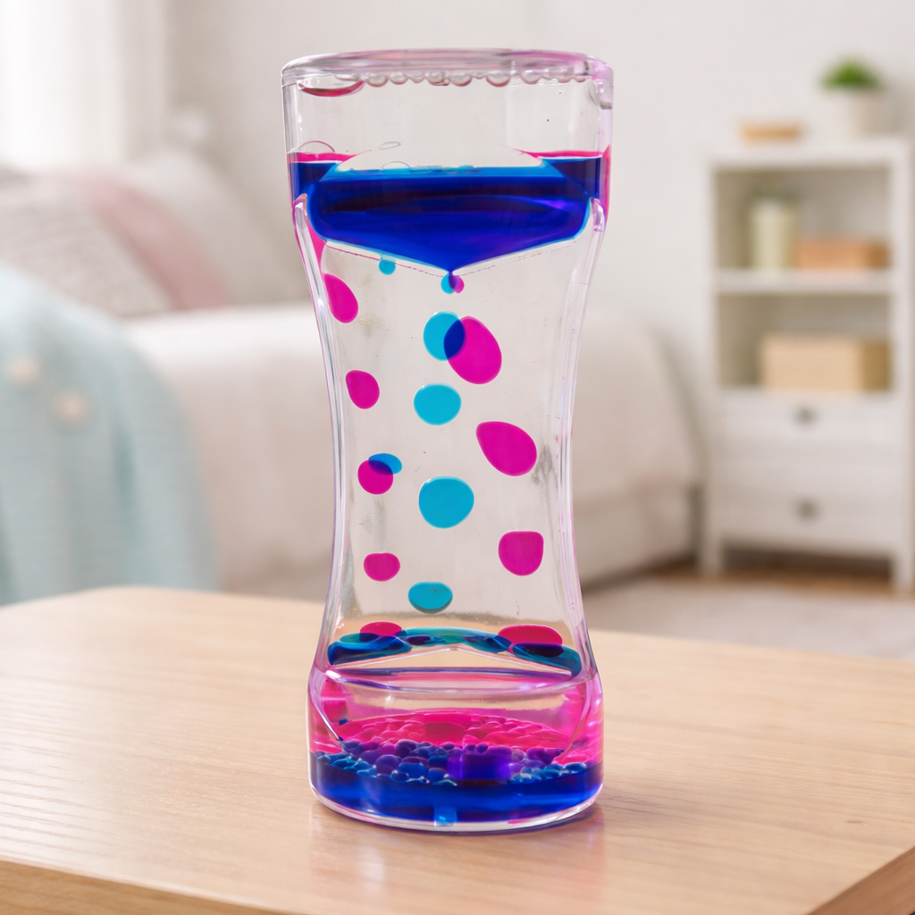 Ampulheta Líquida Sensorial