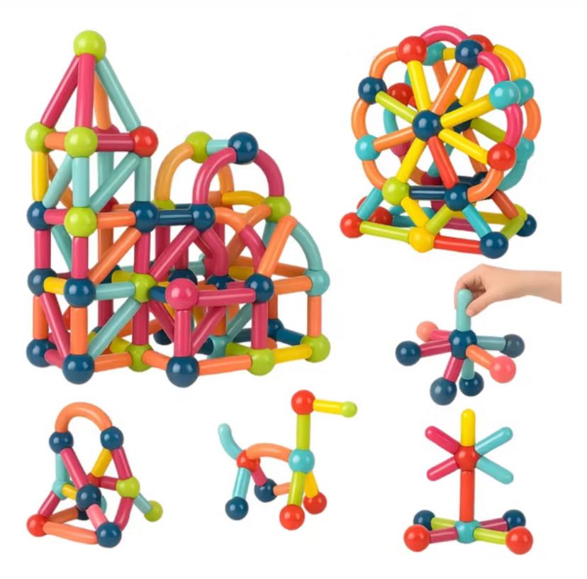 Blocos Magnéticos de Construção 3D