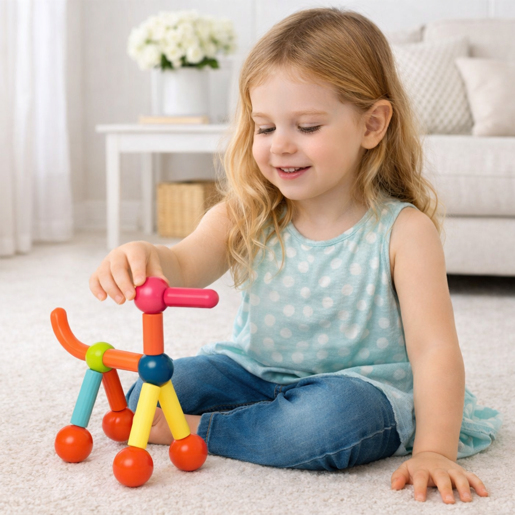 Blocos Magnéticos de Construção 3D