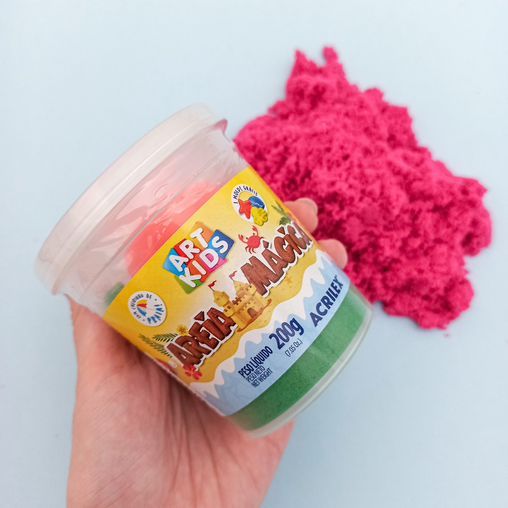 Areia Mágica Cinética com Molde