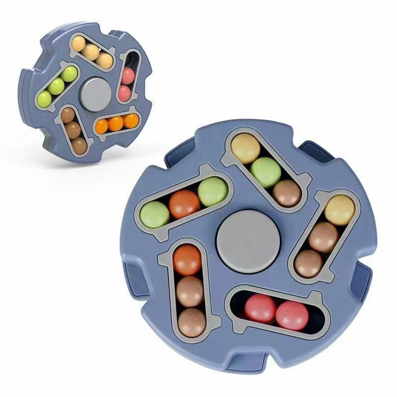 Cubo De Feijão Mágico Brinquedos Girando Descompressão Beads Puzzle Cubo Mágico Crianças Anti-Stress
