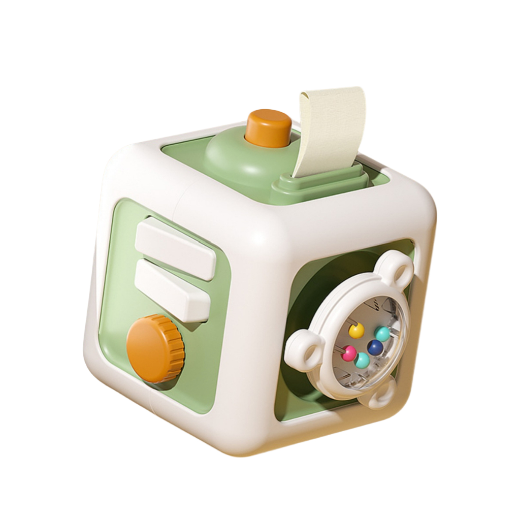 Cubo Sensorial Montessori 6 em 1