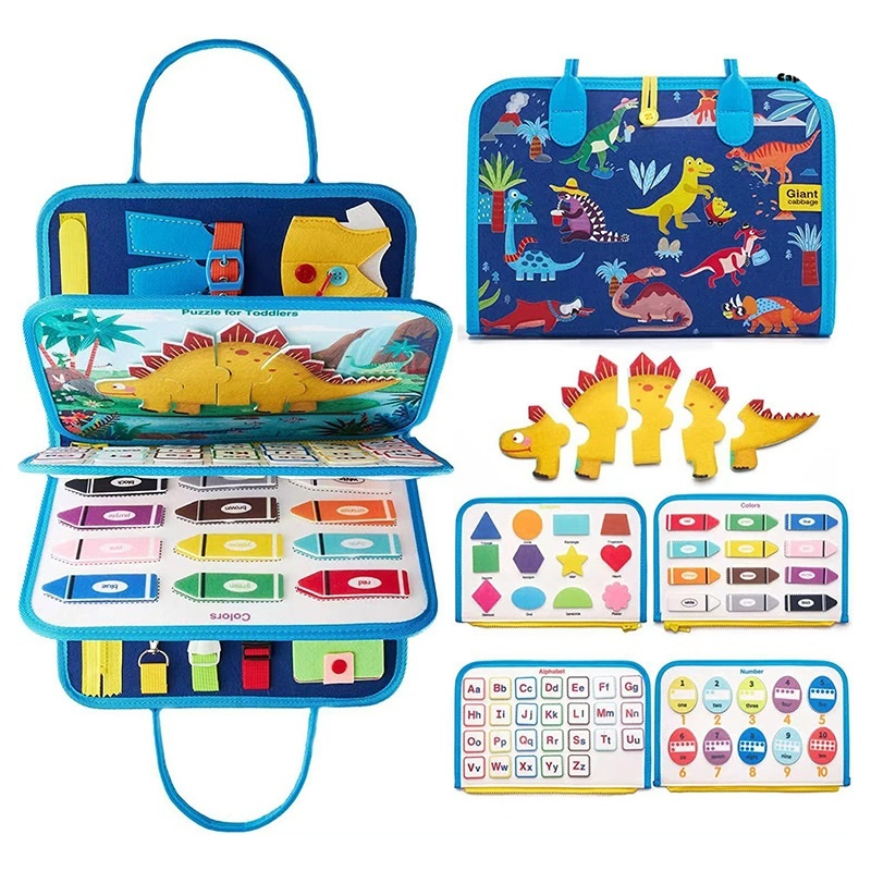 Brinquedos Maleta Sensoriais Básicos De Habilidades De Vida Para Toddlers Montessori Busy Board