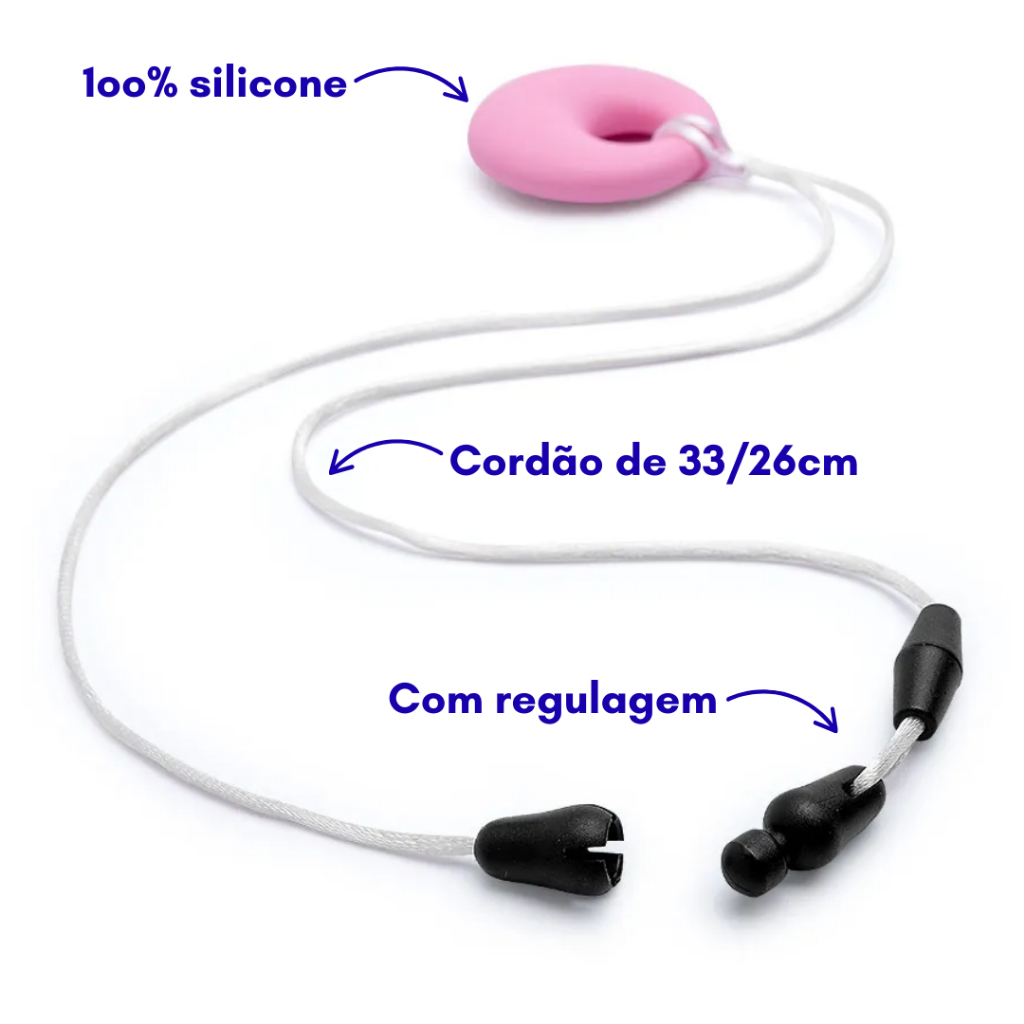 Colar Sensorial Mordedor Autista criança Autismo TDAH TEA TOD Colorjoy