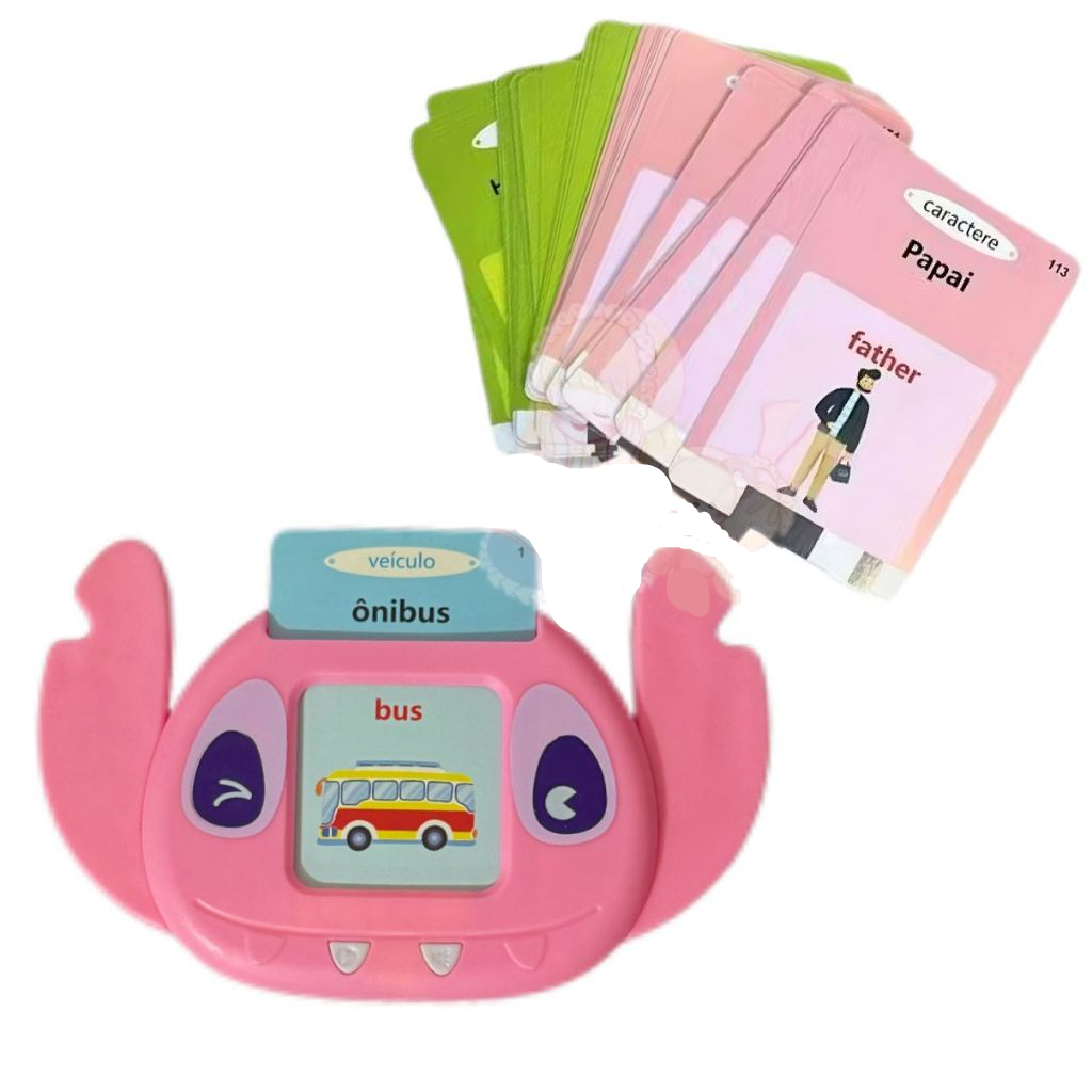 Máquina de Aprendizagem com Cartões – Português e Inglês