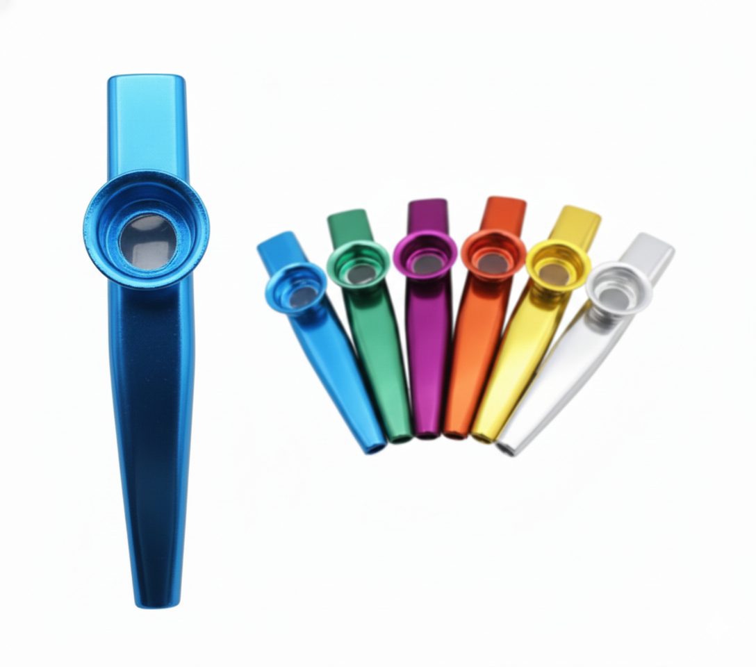 Kazoo Sensorial de Metal - Estímulo à Comunicação e Expressão Vocal
