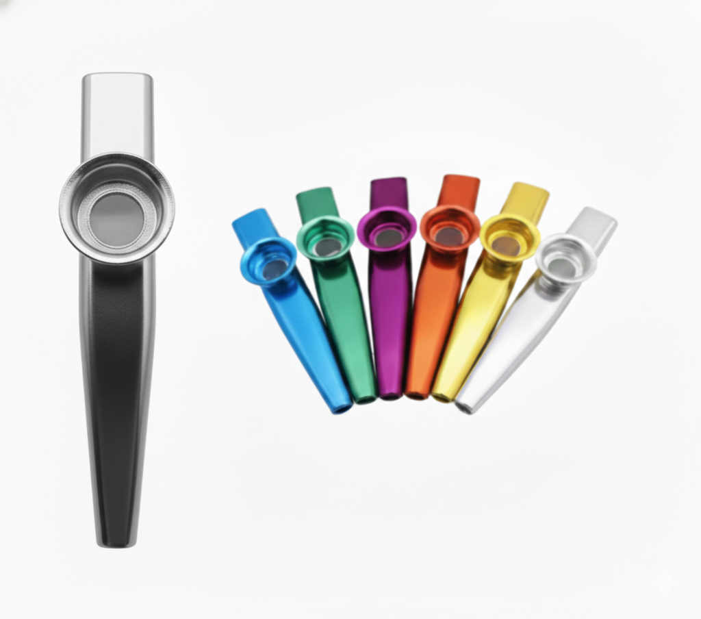 Kazoo Sensorial de Metal - Estímulo à Comunicação e Expressão Vocal