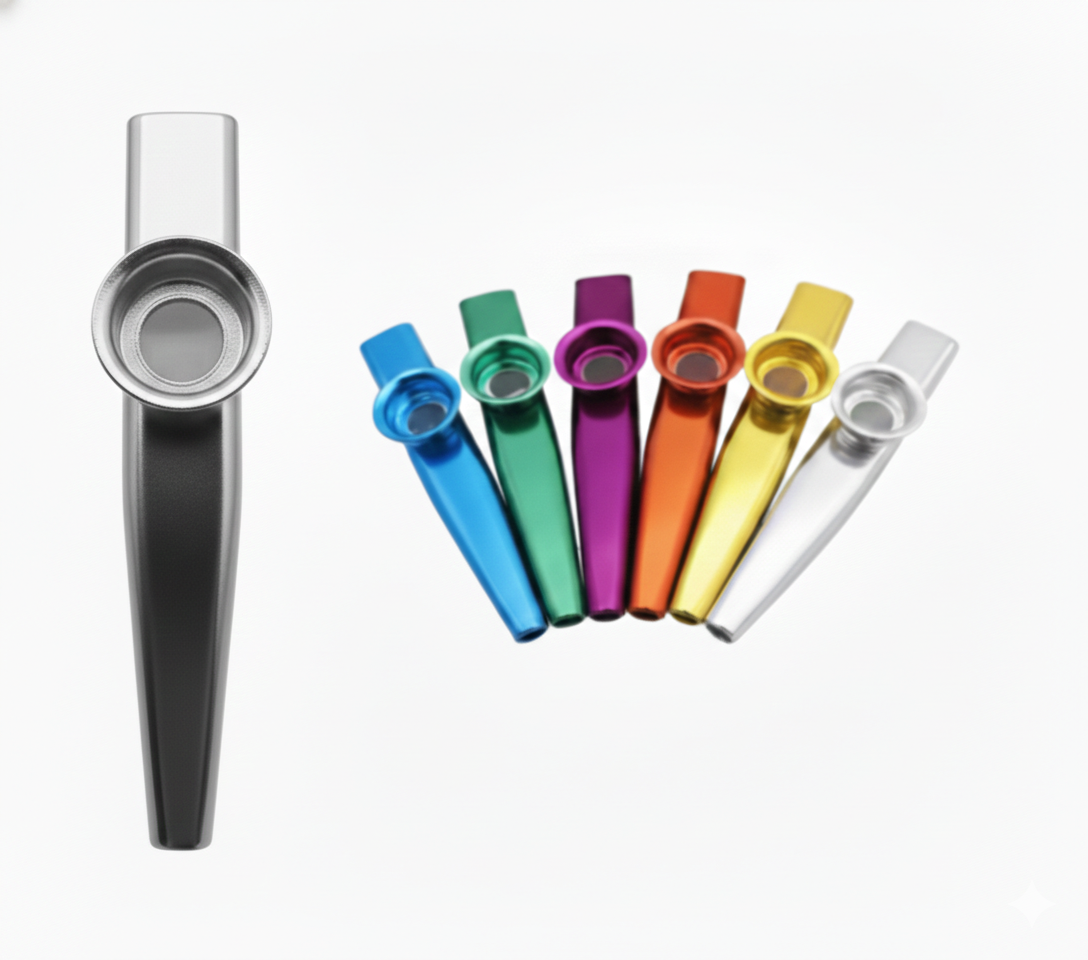 Kazoo Sensorial de Metal - Estímulo à Comunicação e Expressão Vocal