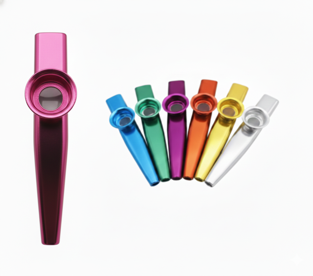 Kazoo Sensorial de Metal - Estímulo à Comunicação e Expressão Vocal