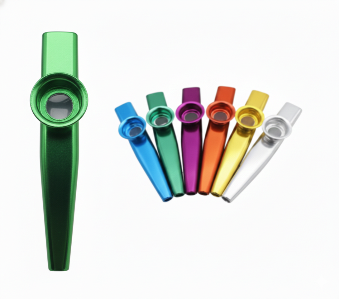 Kazoo Sensorial de Metal - Estímulo à Comunicação e Expressão Vocal