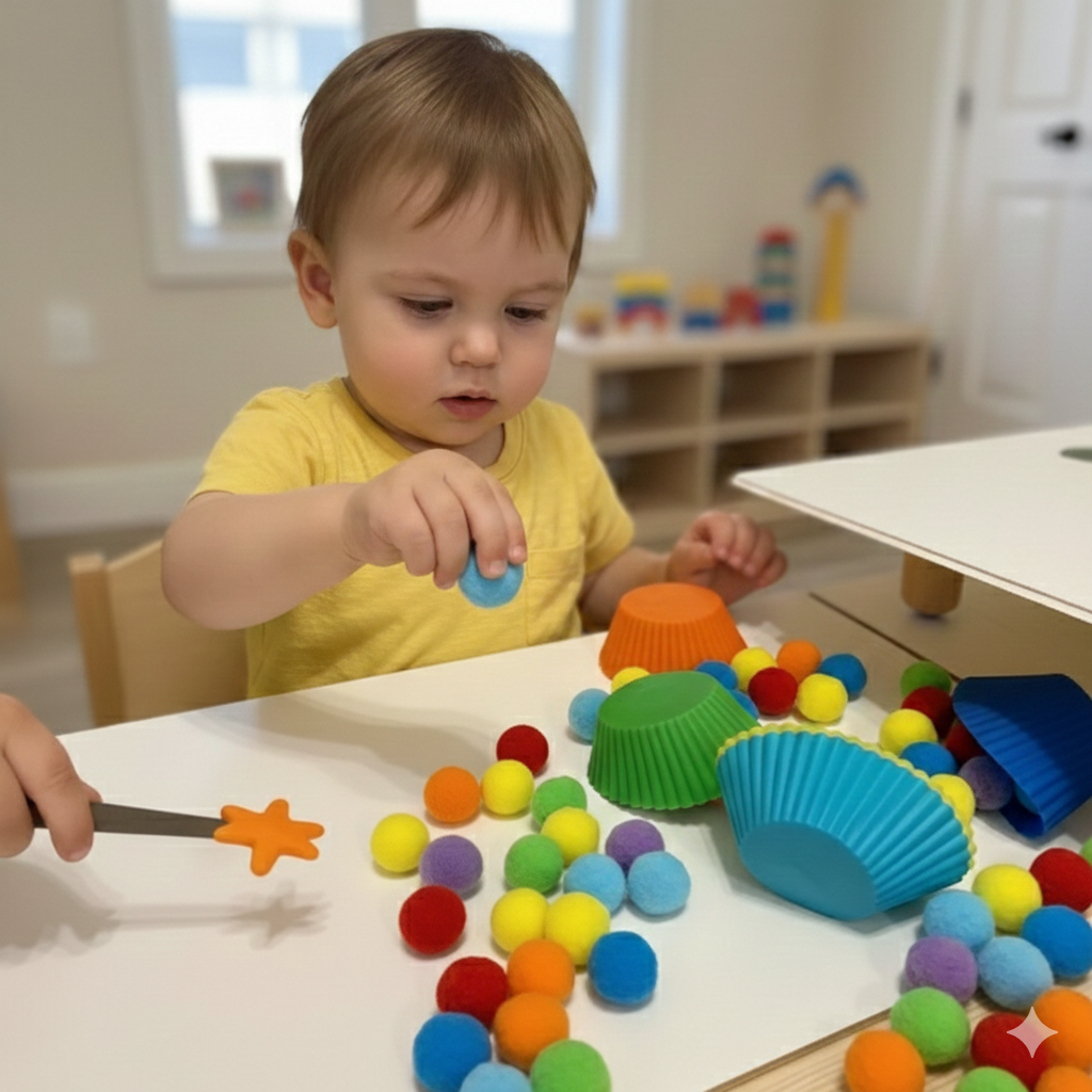 Jogo de Classificação com Bolinhas e Clipe