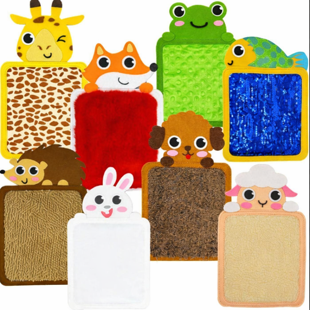 Tapetes Sensoriais de Feltro Zoo