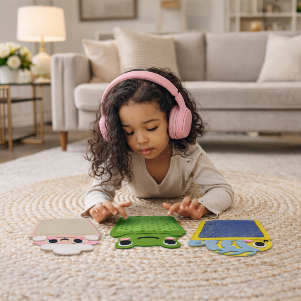 Tapetes Sensoriais de Feltro Zoo